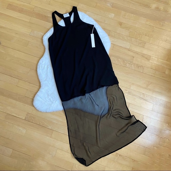 SOLD - Revolve | Line & Dot Sheer Tail Dress in Black - Picture 7 of 12